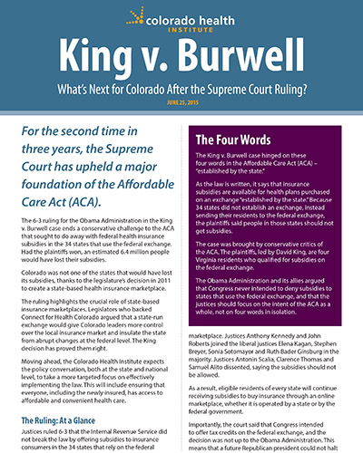 Kig v Burwell report