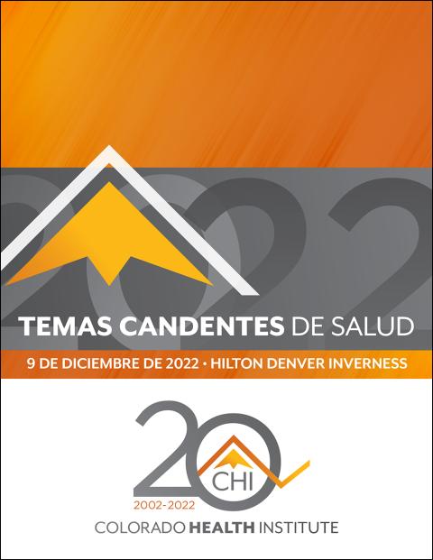 2022 Hot Issues in Health program cover (Spanish)