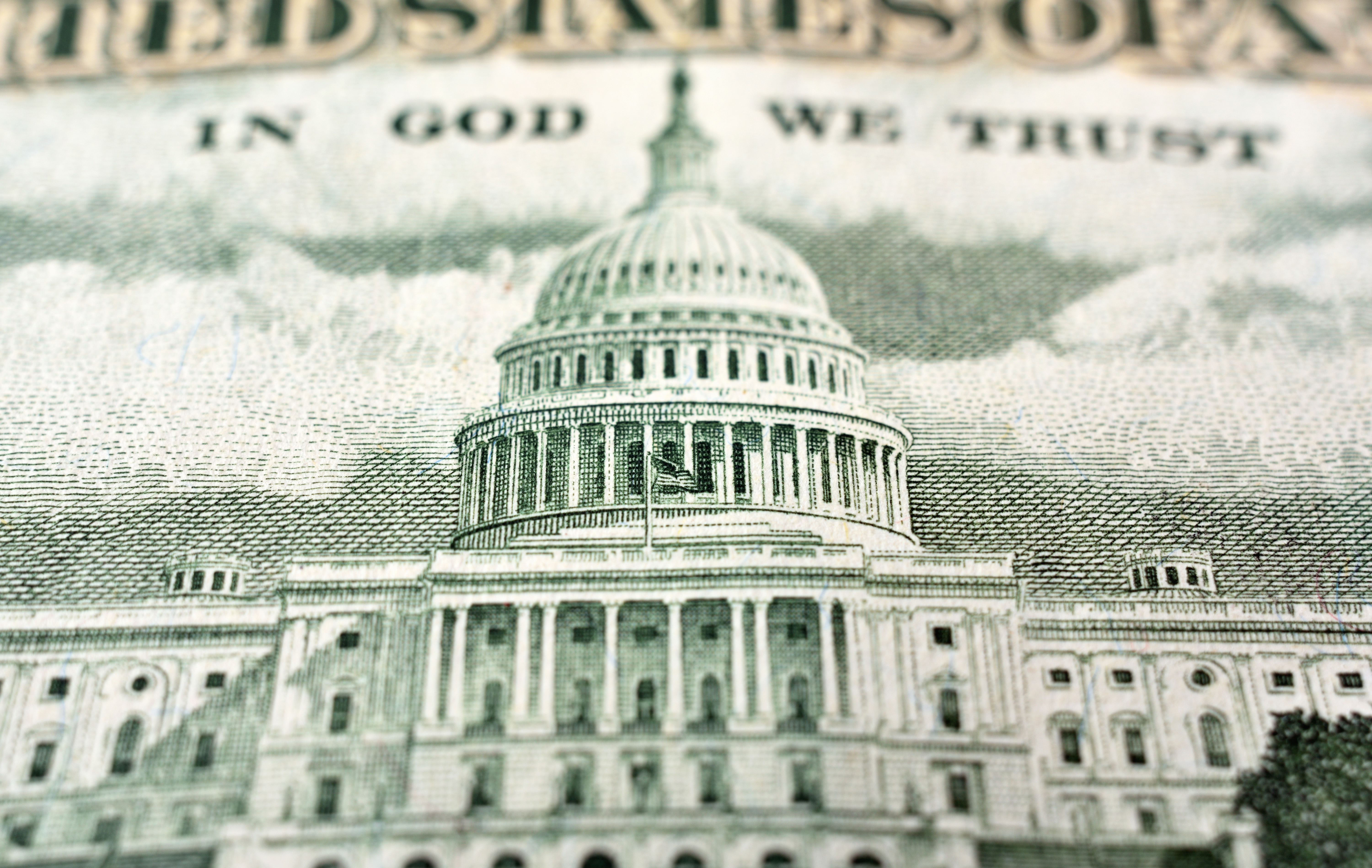 a picture of the U.S. Capitol on the back of a $50 bill