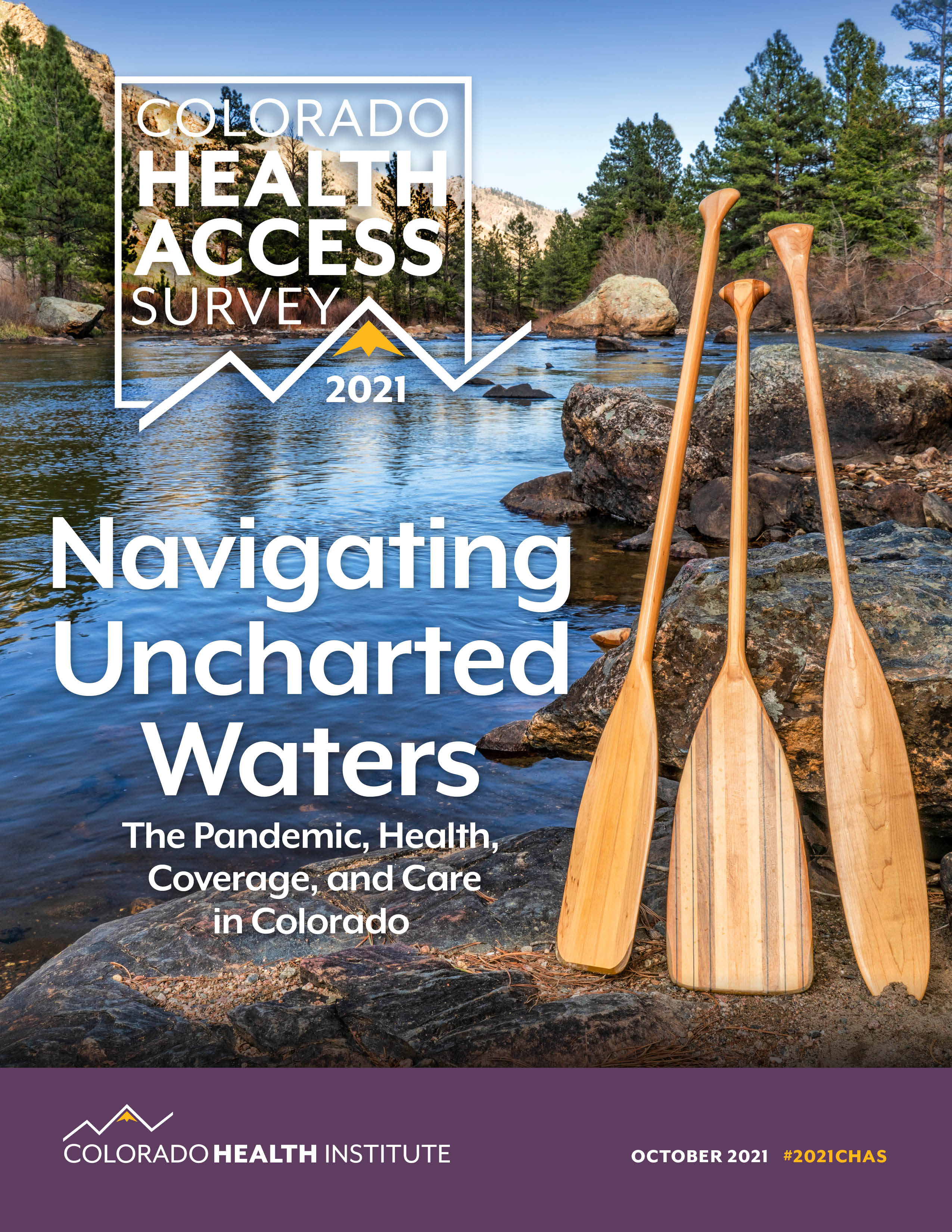 Cover to the Colorado Health Access Survey Report
