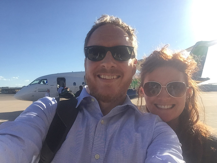 Jeff Bontrager Erin Holmes land in Grand Junction