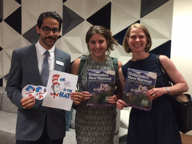 Sara Schmitt, Karam Ahmad and Chrissy Esposito