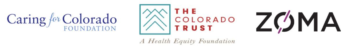 CHI funders: Caring for Colorado, The Colorado Trust, ZOMA