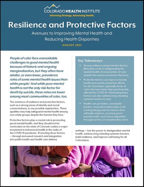 Resilience and Protective Factors report